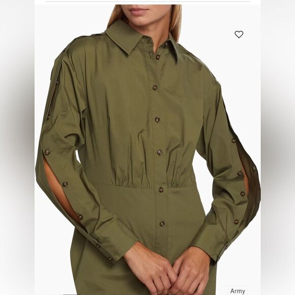 Veronica Beard Rae Poplin Mini Dress NWT - Picture 2 of 9